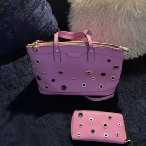 Henri Bendel purse and wallet set